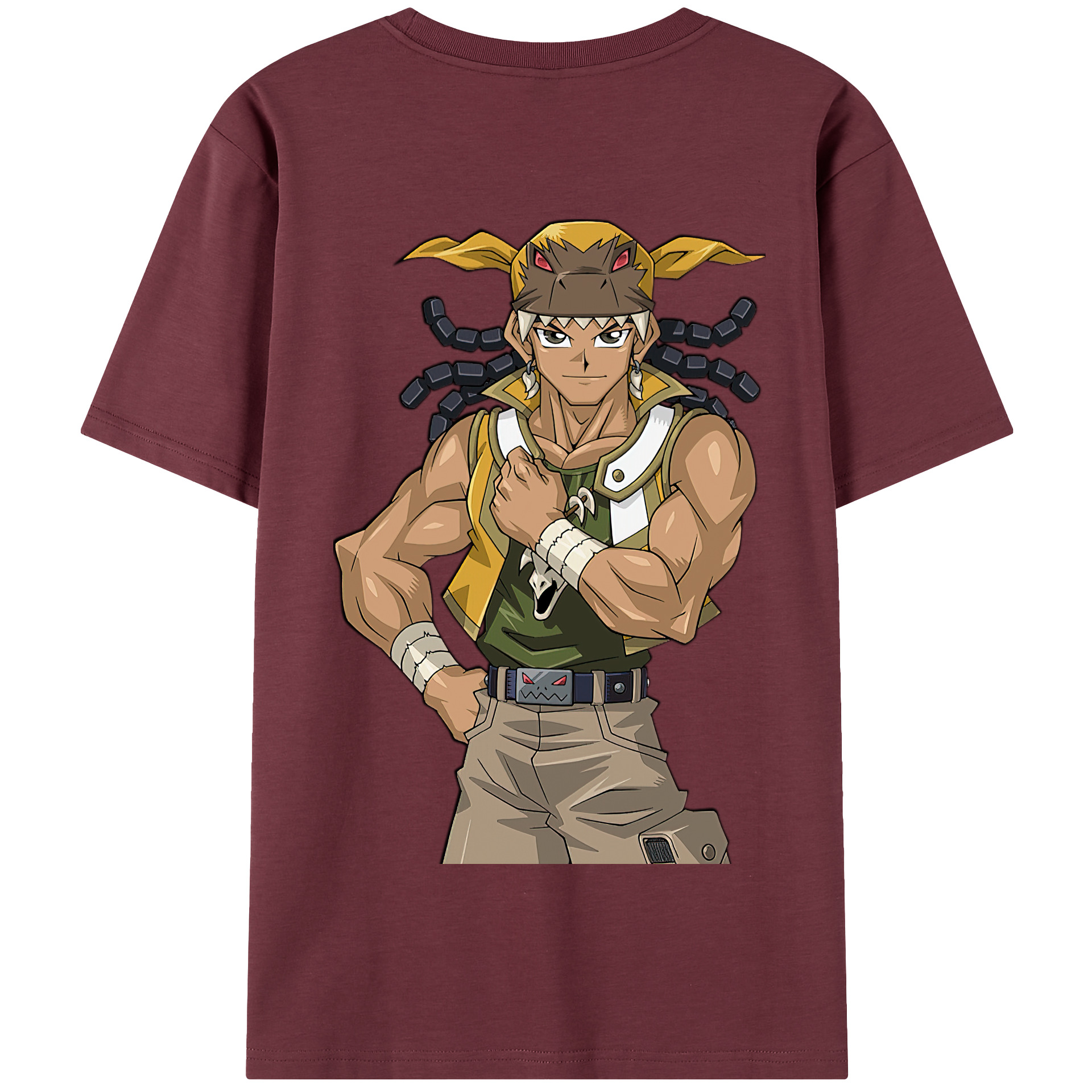 （画像用） 遊☆戯☆王 Yu-Gi-Oh! 綿100％半袖Tシャツ（背面プリント）